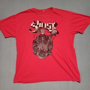 Ghost‎ Band T Shirt Papa Emeritus Graphic Red Milltex Mens 2XL
